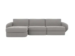 Esme Toorak Pebble Chaise Sofa Left Facing - 3 Seater by James Lane, a Sofas for sale on Style Sourcebook