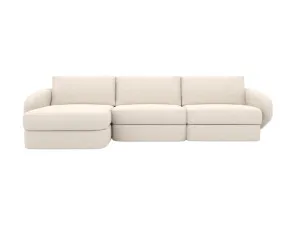 Esme View Cream Chaise Sofa Left Facing - 3 Seater by James Lane, a Sofas for sale on Style Sourcebook