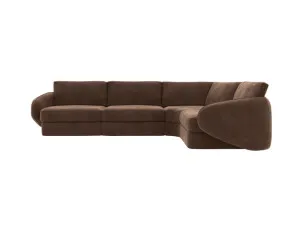 Esme Muse Chocolate Corner Sofa - 4 Seater by James Lane, a Sofas for sale on Style Sourcebook
