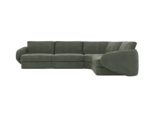 Esme Tribute Dark Jade Corner Sofa - 4 Seater by James Lane, a Sofas for sale on Style Sourcebook