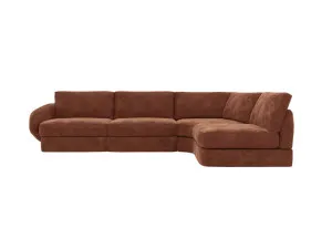 Esme Muse Rust Modular Sofa RAF Terminal - 4 Seater by James Lane, a Sofas for sale on Style Sourcebook