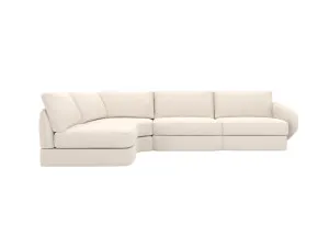Esme View Cream Modular Sofa LAF Terminal - 4 Seater by James Lane, a Sofas for sale on Style Sourcebook