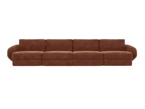 Esme Muse Rust Sofa - 4 Seater by James Lane, a Sofas for sale on Style Sourcebook