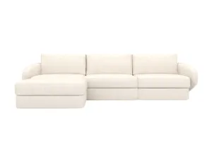 Esme Noa Fog Modular Sofa with Ottoman - 3 Seater by James Lane, a Sofas for sale on Style Sourcebook