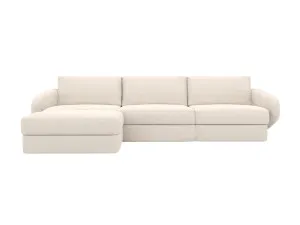 Esme View Cream Modular Sofa with Ottoman - 3 Seater by James Lane, a Sofas for sale on Style Sourcebook