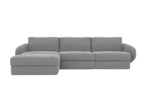 Esme View Steel Modular Sofa with Ottoman - 3 Seater by James Lane, a Sofas for sale on Style Sourcebook