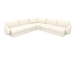 Esme Noa Fog Corner Sofa - 5 Seater by James Lane, a Sofas for sale on Style Sourcebook