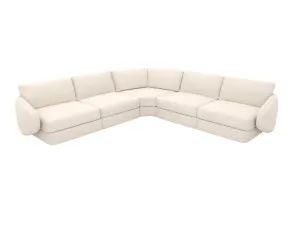 Esme View Cream Corner Sofa - 5 Seater by James Lane, a Sofas for sale on Style Sourcebook