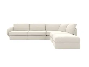 Esme California Ivory Modular Sofa RAF Terminal - 5 Seater by James Lane, a Sofas for sale on Style Sourcebook