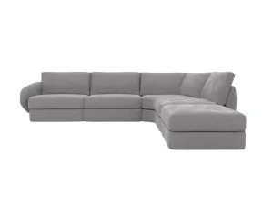 Esme View Steel Modular Sofa RAF Terminal - 5 Seater by James Lane, a Sofas for sale on Style Sourcebook