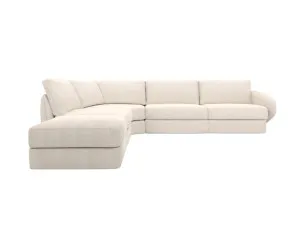 Esme View Cream Modular Sofa LAF Terminal - 5 Seater by James Lane, a Sofas for sale on Style Sourcebook