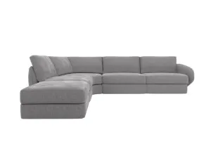 Esme View Steel Modular Sofa LAF Terminal - 5 Seater by James Lane, a Sofas for sale on Style Sourcebook