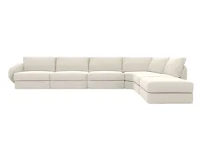 Esme California Ivory Modular Sofa RAF Terminal - 6 Seater by James Lane, a Sofas for sale on Style Sourcebook