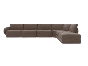 Esme Muse Mink Modular Sofa RAF Terminal - 6 Seater by James Lane, a Sofas for sale on Style Sourcebook