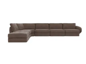 Esme Muse Mink Modular Sofa LAF Terminal - 6 Seater by James Lane, a Sofas for sale on Style Sourcebook