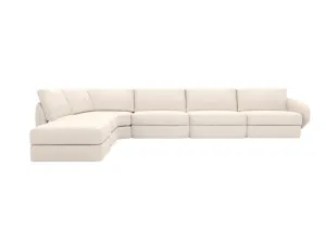 Esme View Cream Modular Sofa LAF Terminal - 6 Seater by James Lane, a Sofas for sale on Style Sourcebook