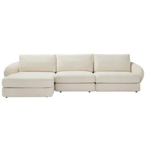 Esme Kent Bisque Chaise Sofa - 3 Seater by James Lane, a Sofas for sale on Style Sourcebook