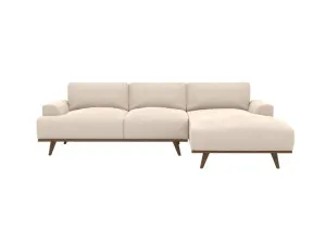 Dane Avon Taupe Chaise Sofa Right Facing - 3 Seater by James Lane, a Sofas for sale on Style Sourcebook