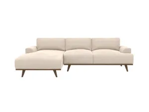 Dane Avon Taupe Chaise Sofa Left Facing - 3 Seater by James Lane, a Sofas for sale on Style Sourcebook