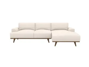 Dane Kent Bisque Chaise Sofa Right Facing - 3 Seater by James Lane, a Sofas for sale on Style Sourcebook