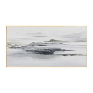 Solace Natural Veneer Framed Canvas by James Lane, a Artwork & Wall Decor for sale on Style Sourcebook