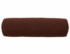 Arlette Bolster Cushion Chocolate 18 cm x 60 cm by James Lane, a Cushions, Decorative Pillows for sale on Style Sourcebook