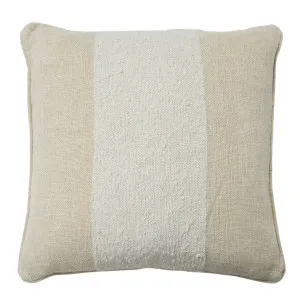 Kasa Cushion Beige Ivory - 55 x 55cm by James Lane, a Cushions, Decorative Pillows for sale on Style Sourcebook