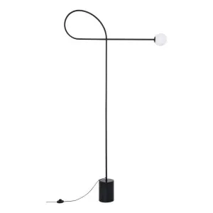 Twist Black Marble Glass Metal Floor Lamp by James Lane, a Lighting for sale on Style Sourcebook