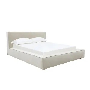 Riley Bed Frame Muse Flax Double by James Lane, a Beds & Bed Frames for sale on Style Sourcebook