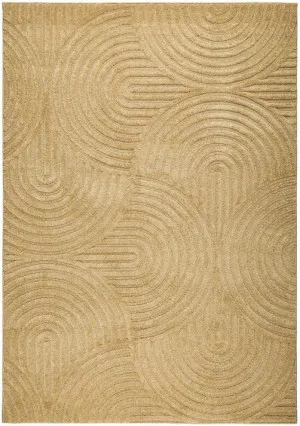 Haven Zina Floor Rug Gold by Unitex, a Contemporary Rugs for sale on Style Sourcebook