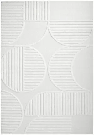 Lotus Leo Floor Rug White by Unitex, a Contemporary Rugs for sale on Style Sourcebook