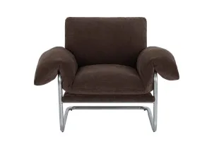 Chromeo Muse Chocolate Accent Chair by James Lane, a Chairs for sale on Style Sourcebook