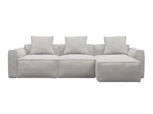 Riley Apt Avon Mineral Sofa - 3 Seater Chaise by James Lane, a Sofas for sale on Style Sourcebook