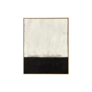 Adrift 1 Framed Painting Natural & Coal - 84cm x 104cm by Middle of Nowhere, a Artwork & Wall Decor for sale on Style Sourcebook