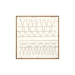 Matica 1 Framed Painting Natural - 80cm x 80cm by Middle of Nowhere, a Artwork & Wall Decor for sale on Style Sourcebook