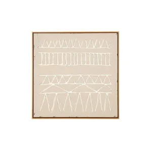 Matica 2 Framed Painting Natural - 80cm x 80cm by Middle of Nowhere, a Artwork & Wall Decor for sale on Style Sourcebook