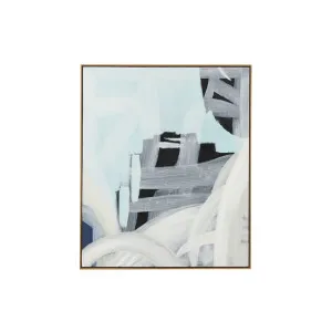 Byron 2 Framed Painting Blue - 104cm x 124cm by Middle of Nowhere, a Artwork & Wall Decor for sale on Style Sourcebook