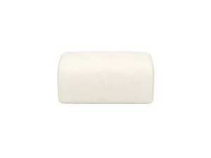 Dillon Boucle Ivory Ottoman by James Lane, a Ottomans for sale on Style Sourcebook
