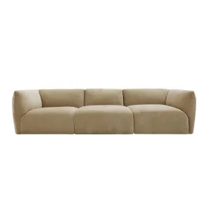 Dillon Muse Soft Brown Sofa - 3 Seater by James Lane, a Sofas for sale on Style Sourcebook