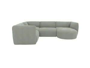 Dillon Avon Sage 4 Seater Corner Modular With Right Arm Facing Round Chaise by James Lane, a Sofas for sale on Style Sourcebook