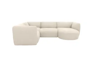 Dillon Muse Flax Corner Modular Sofa with Chaise RAF - 4 Seater by James Lane, a Sofas for sale on Style Sourcebook
