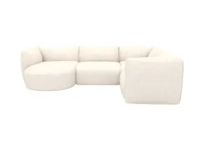 Dillon Noa Fog Corner Modular Sofa with Chaise LAF - 4 Seater by James Lane, a Sofas for sale on Style Sourcebook