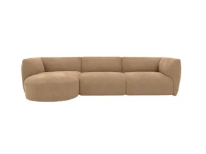 Dillon Avon Honey Round Chaise Sofa Left Arm Facing - 3 Seater by James Lane, a Sofas for sale on Style Sourcebook