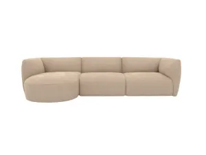 Dillon Muse Driftwood Round Chaise Sofa Left Arm Facing - 3 Seater by James Lane, a Sofas for sale on Style Sourcebook