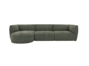 Dillon Tribute Dark Jade Chaise Sofa Left Facing - 3 Seater by James Lane, a Sofas for sale on Style Sourcebook