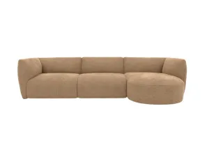 Dillon Avon Honey Round Chaise Sofa Right Arm Facing - 3 Seater by James Lane, a Sofas for sale on Style Sourcebook