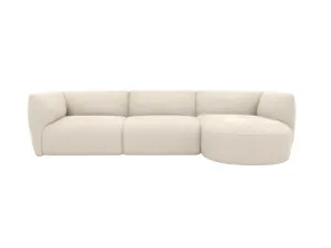 Dillon Muse Flax Chaise Sofa Right Facing - 3 Seater by James Lane, a Sofas for sale on Style Sourcebook