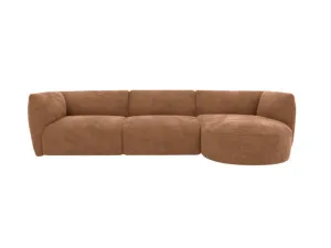 Dillon Tribute Chestnut Chaise Sofa Right Facing - 3 Seater by James Lane, a Sofas for sale on Style Sourcebook