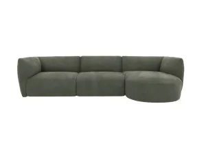 Dillon Tribute Dark Jade Chaise Sofa Right Facing - 3 Seater by James Lane, a Sofas for sale on Style Sourcebook