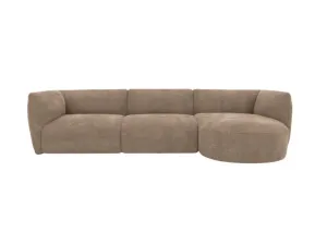 Dillon Tribute Walnut Chaise Sofa Right Facing - 3 Seater by James Lane, a Sofas for sale on Style Sourcebook
